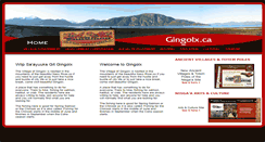 Desktop Screenshot of gingolx.ca